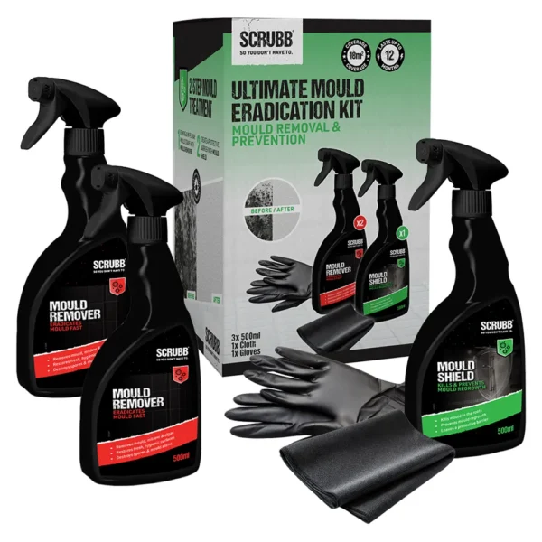 Ultimate Mould Eradication Kit box and contents