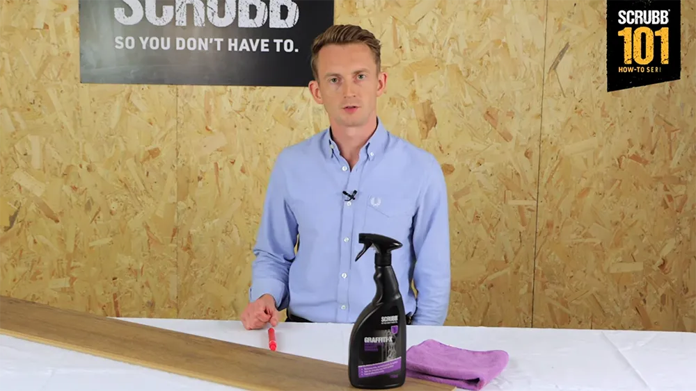 Video screenshot of host demonstrating G12 Graffiti-X