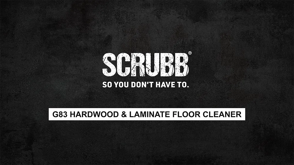 SCRUBB Hardwood and Laminate Floor Cleaner video title