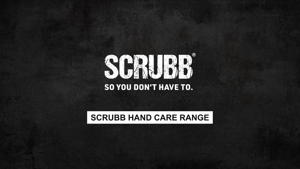 SCRUBB Hand Care Range video title