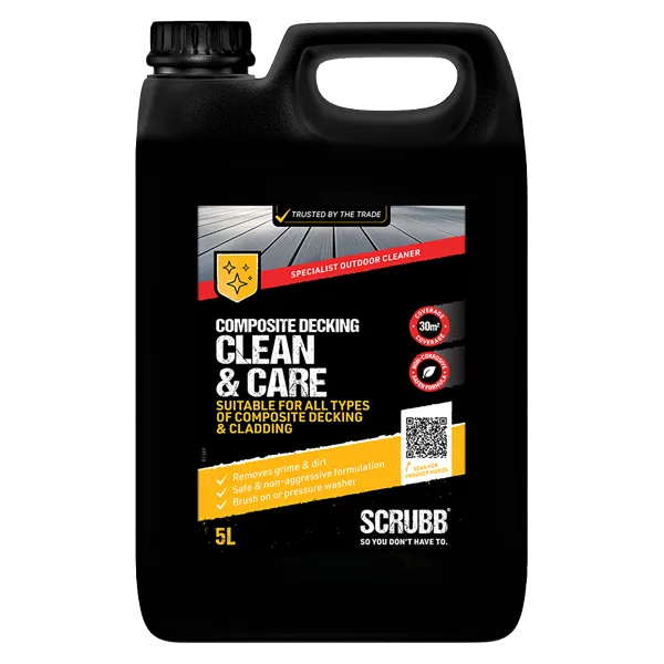S62 Composite Decking Clean & Care 5L bottle
