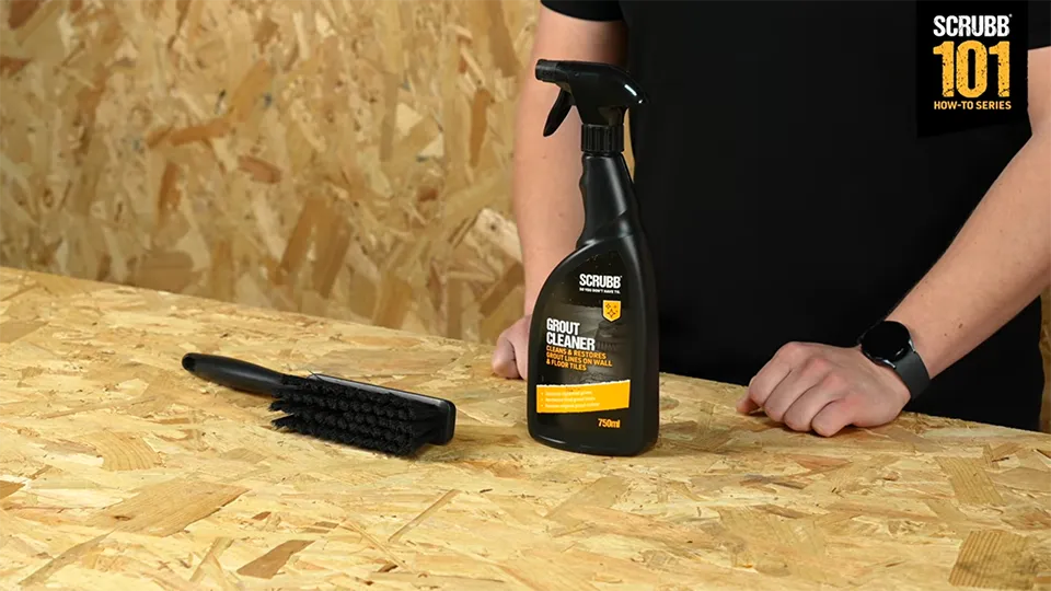 SCRUBB Grout Cleaner 750ml spray bottle